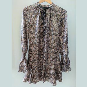 H&M Metallic Mini Dress